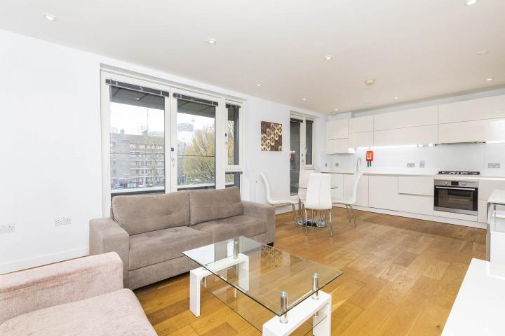 2 bedroom apartment within a contemporary building with a private terrace Heneage Street , Brick Lane 